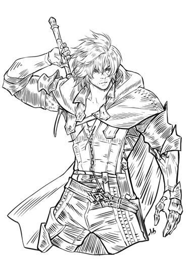 Clive Rosfield Pencils