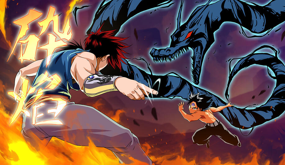 Recca vs Hiei